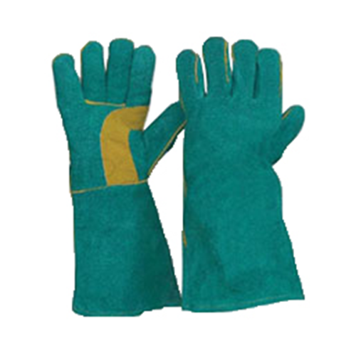 Green Gold Welders Glove